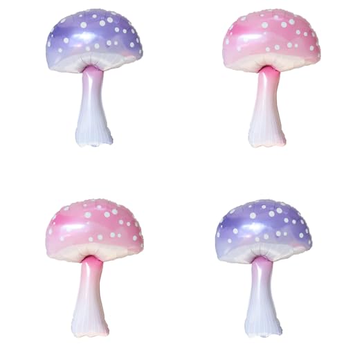 DazzJoy 4 Stück Pilz Luftballons von Dazzjoy