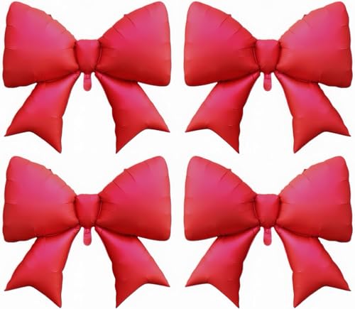 DazzJoy 4 Stück Schleifen Luftballons Geburtstag Rot DazzJoy 4 Stück Schleifen Luftballons Geburtstag Rot von Dazzjoy