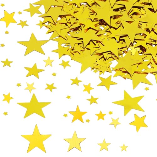 DazzJoy 6000 Stk Glitzer Streudeko Sterne Konfetti Weihnachten,4 Größen Sterne Deko Gold,Weihnachtskonfetti Deko Sterne,Goldene Glitzersterne Streudeko Silvester,Pailletten Stern Tischdeko Streusterne DazzJoy 6000 Stk Glitzer Streudeko Sterne Konfetti Weihnachten,4 Größen Sterne Deko Gold,Weihnachtskonfetti Deko Sterne,Goldene Glitzersterne Streudeko Silvester,Pailletten Stern Tischdeko Streusterne von Dazzjoy
