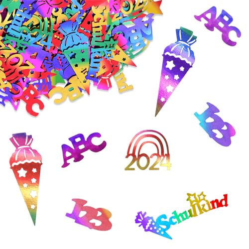 DazzJoy Einschulung Konfetti Bunte,60 Stück Schulanfang Deko Einschulung Streudeko,Tischdeko Einschulung Deko Mädchen Jungen,ABC Schulkind 2025 Deko,Streudeko Einschulung Tischdeko für Schuleinführung DazzJoy Einschulung Konfetti Bunte,60 Stück Schulanfang Deko Einschulung Streudeko,Tischdeko Einschulung Deko Mädchen Jungen,ABC Schulkind 2025 Deko,Streudeko Einschulung Tischdeko für Schuleinführung von Dazzjoy