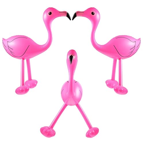 DazzJoy Hawaii Deko Aufblasbare Flamingo Ballons, 3 Stück Hawaii Party Deko Aufblasbar Flamingo Luftballons, Aufblasbarer Flamingo Spielzeug für Strand Tropisch, Beach Party Dekoration DazzJoy Hawaii Deko Aufblasbare Flamingo Ballons, 3 Stück Hawaii Party Deko Aufblasbar Flamingo Luftballons, Aufblasbarer Flamingo Spielzeug für Strand Tropisch, Beach Party Dekoration von Dazzjoy