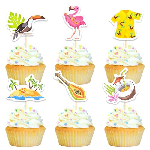 DazzJoy 24 Stück Flamingo Cupcake Deko Hawaii Muffin Deko,Tortendeko Hawaii Party Deko,Cupcake Topper Flamingo,Kuchendeko Sommer,Hawaiian Party Decorations DazzJoy 24 Stück Flamingo Cupcake Deko Hawaii Muffin Deko,Tortendeko Hawaii Party Deko,Cupcake Topper Flamingo,Kuchendeko Sommer,Hawaiian Party Decorations von Dazzjoy