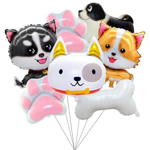 DazzJoy 7 Stück Hund Folienballon Tiere Geburtstag, Hund Luftballon Tiere Ballons, Hund Tier Luftballons Tiere Kindergeburtstag Deko Junge Mädchen, Helium Ballon Hund Tiere für Party Deko Geburtstag DazzJoy 7 Stück Hund Folienballon Tiere Geburtstag, Hund Luftballon Tiere Ballons, Hund Tier Luftballons Tiere Kindergeburtstag Deko Junge Mädchen, Helium Ballon Hund Tiere für Party Deko Geburtstag von Dazzjoy