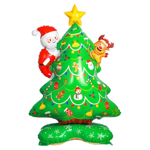 DazzJoy Weihnachtsbaum Ballon Stehend, XXL Luftballon Weihnachtsbaum Deko, 3D Weihnachtsdeko Weihnachtsbaum Folienballon, Weihnachtsballons Weihnachtsbaum für Christmas Decoration, Weihnachten Deko DazzJoy Weihnachtsbaum Ballon Stehend, XXL Luftballon Weihnachtsbaum Deko, 3D Weihnachtsdeko Weihnachtsbaum Folienballon, Weihnachtsballons Weihnachtsbaum für Christmas Decoration, Weihnachten Deko von Dazzjoy