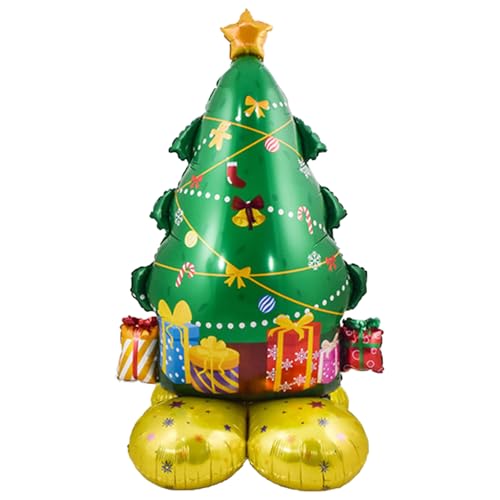 DazzJoy Weihnachtsbaum Folienballon Stehend, XXL Weihnachtsbaum Deko Luftballon, Weihnachtsdeko Helium Ballons, Weihnachten Luftballons Kinder, Weihnachtsballons Stehender für Weihnachten Outdoor Deko DazzJoy Weihnachtsbaum Folienballon Stehend, XXL Weihnachtsbaum Deko Luftballon, Weihnachtsdeko Helium Ballons, Weihnachten Luftballons Kinder, Weihnachtsballons Stehender für Weihnachten Outdoor Deko von Dazzjoy