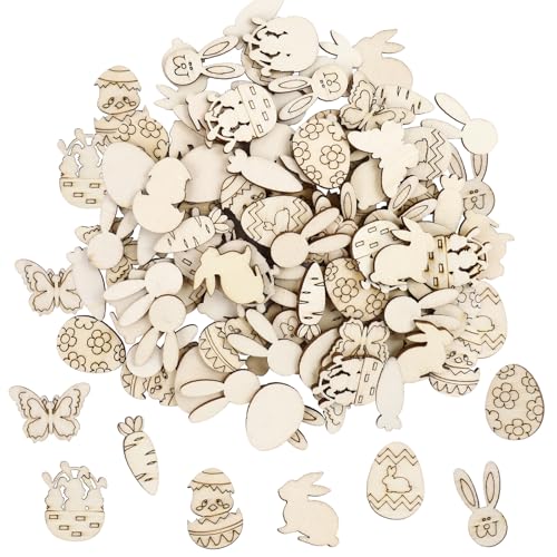 Dazzjoy Holz Konfetti Ostern Deko,100 Stück Holzhasen Ostereier Deko Ostern,Schmetterling Streudeko Oster Deko,Hase Huhn Holzeier Streudeko Frühling,Osterkonfetti Tischdeko,Deko für Ostern zum Basteln Dazzjoy Holz Konfetti Ostern Deko,100 Stück Holzhasen Ostereier Deko Ostern,Schmetterling Streudeko Oster Deko,Hase Huhn Holzeier Streudeko Frühling,Osterkonfetti Tischdeko,Deko für Ostern zum Basteln von Dazzjoy