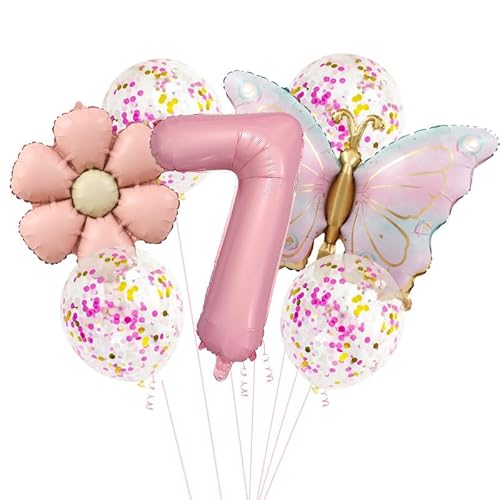 Schmetterlinge Deko Luftballon Geburtstag Mädchen (7) von Dazzjoy