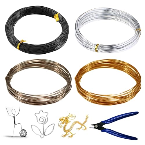 1mm x 40m (4 Farben) Basteldraht Draht Draht zum Basteln Schmuckdraht Bonsai Draht Wire Basteldraht Schwarz Basteldraht Dünn Basteldraht 1mm Schwarzer Draht zum Basteln für Kunsthandwerk 1mm x 40m (4 Farben) Basteldraht Draht Draht zum Basteln Schmuckdraht Bonsai Draht Wire Basteldraht Schwarz Basteldraht Dünn Basteldraht 1mm Schwarzer Draht zum Basteln für Kunsthandwerk von Dbuwqips