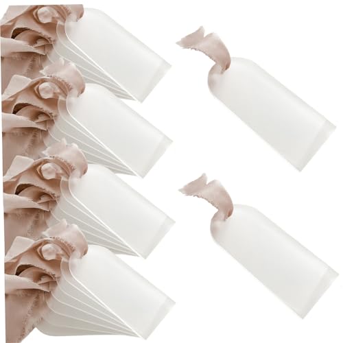 30pcs Clear Arch Acryl Place -Kartenhalter 1, 7 × 3, 5 Zoll mit Band, leere Tischschilder für Hochzeitsessen, Party -Sitztabelle und Eventtischdekoration von Dbvnnsy