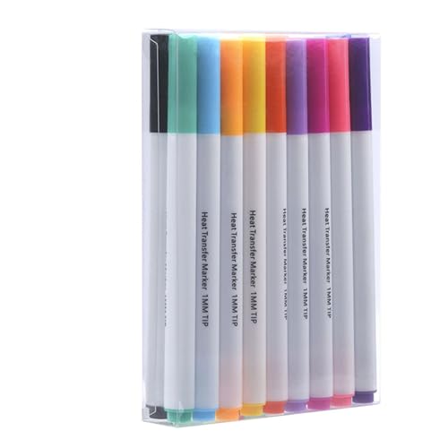 12/18 Pcs Eisen Auf Übertragungsmarker Fade Resistant 12/18 Farbgewebemarker Für T Shirt Leinwandbeutel Kleidungsstoffe Stoffmarkierungen von Dcaknri