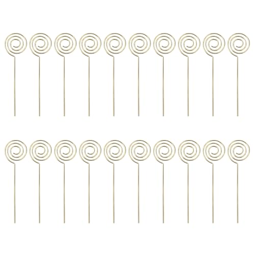 20pcs Tragbare Tischnummer Clips Metalldrähte Memo Clip Für Party Hochzeitsfoto Kuchen Zubehör Dekoration von Dcaknri