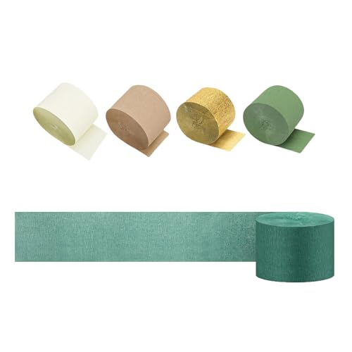 5 Stück Krepppapierband, 125 m, Party-Luftschlangen, hängende Ornamente, für Geburtstagsparty, Dekoration, Hochzeit, Brautpartys 5 Stück Krepppapierband, 125 m, Party-Luftschlangen, hängende Ornamente, für Geburtstagsparty, Dekoration, Hochzeit, Brautpartys von Dcaknri