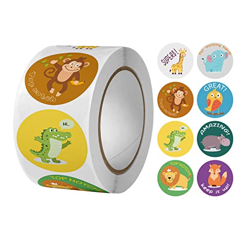 Belohnungsaufkleber, Rolle für Kinder, Lehrer, Erwachsene, Eltern, Arbeit, Studium, Training, Auszeichnung, Geschenke, 500 Blatt Belohnungsaufkleber, Rolle für Kinder, Lehrer, Erwachsene, Eltern, Arbeit, Studium, Training, Auszeichnung, Geschenke, 500 Blatt von Dcaknri