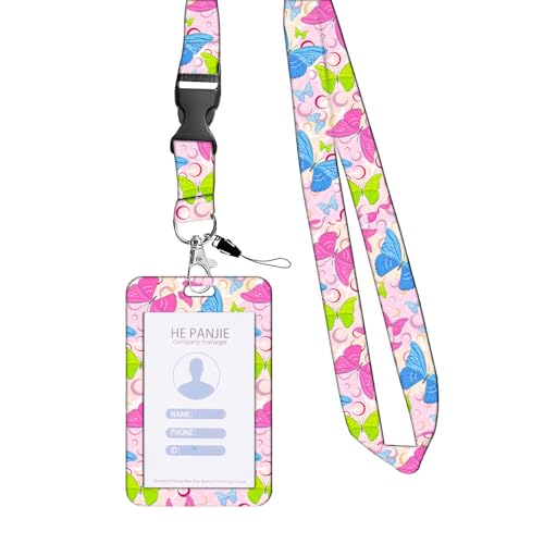 Butterfly Retractable Badge Reels & Name Card Holder Mit Lanyard Für Student Badge Holder Mit Einziehbaren Rollen Clip Travel Wesentliche Butterfly Retractable Badge Reels & Name Card Holder Mit Lanyard Für Student Badge Holder Mit Einziehbaren Rollen Clip Travel Wesentliche von Dcaknri
