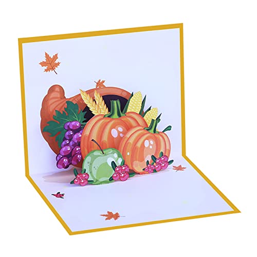 Dcaknri 3d Für Thanksgiving Grußkarten Festival Urlaubs Papierkarten Für Geburtstag Hochzeit Neujahr Segen Auto von Dcaknri