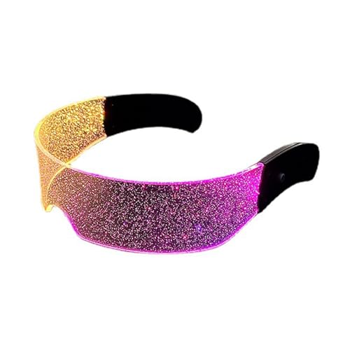 Dcaknri Bunte Leuchtende Technologie Brille LED LEGLICHE SONNEBLASE NACHCLUB RAR Jubeln Artefakt Weihnachtsfeier Supply von Dcaknri