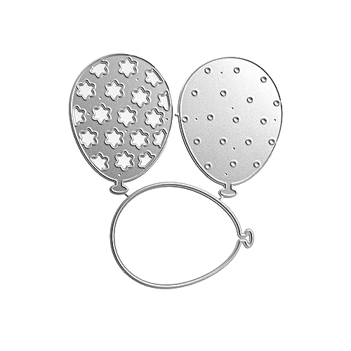 Dcaknri Metall-Stanzschablone mit Luftballon-Vogelmotiv, Karbonstahl, Prägeschablone, Scrapbooking, für Karten, Stanzformen von Dcaknri
