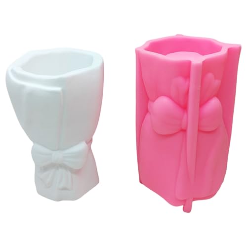 Große Silikonvase Formen Für Epoxidharz Herstellen Blumenvase Gipsdekoration Strukturierte Blüten Silikonform Formenform von Dcaknri