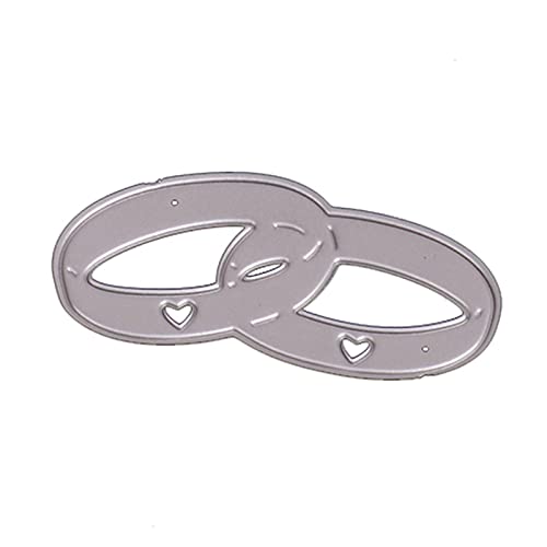 Hochzeitsringe Metall Schneiden Stirschen Schablonen Sterben Prägevorlage Für Kartenherstellung Journaling Dekorationen von Dcaknri