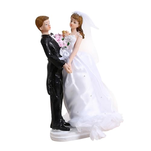 Künstlerische Kuchendekoration für Braut und Bräutigam, Kunstharz, Hochzeit, Jahrestag, dekorativer Akzent für Paare, elegante Zeremonie, Tortenaufsatz Künstlerische Kuchendekoration für Braut und Bräutigam, Kunstharz, Hochzeit, Jahrestag, dekorativer Akzent für Paare, elegante Zeremonie, Tortenaufsatz von Dcaknri
