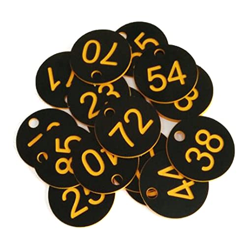 Mehrzweck Nummerierte Tags 1-100 Runde Etikett Tags Für Viehzuchtbetriebszubehör Zahlen Tags Für Schlüsselgepäckverschlüsse Mehrzweck Nummerierte Tags 1-100 Runde Etikett Tags Für Viehzuchtbetriebszubehör Zahlen Tags Für Schlüsselgepäckverschlüsse von Dcaknri