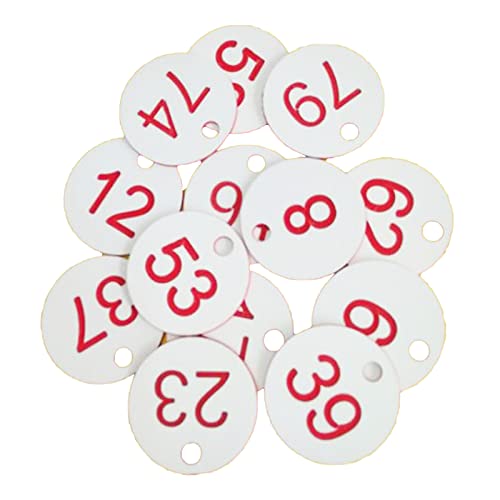 Mehrzweck Nummerierte Tags 1-100 Runde Etikett Tags Für Viehzuchtbetriebszubehör Zahlen Tags Für Schlüsselgepäckverschlüsse Mehrzweck Nummerierte Tags 1-100 Runde Etikett Tags Für Viehzuchtbetriebszubehör Zahlen Tags Für Schlüsselgepäckverschlüsse von Dcaknri