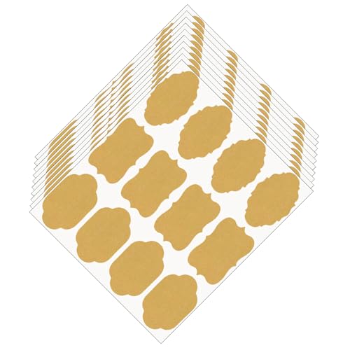 Papieretikettaufkleber 120pcs Für Konservengläser Ätherisches Öl Und Hausgemachter Handwerksbedarfsbedürfnisse Weihnachtsgeschenk Verpackungsetiketten von Dcaknri