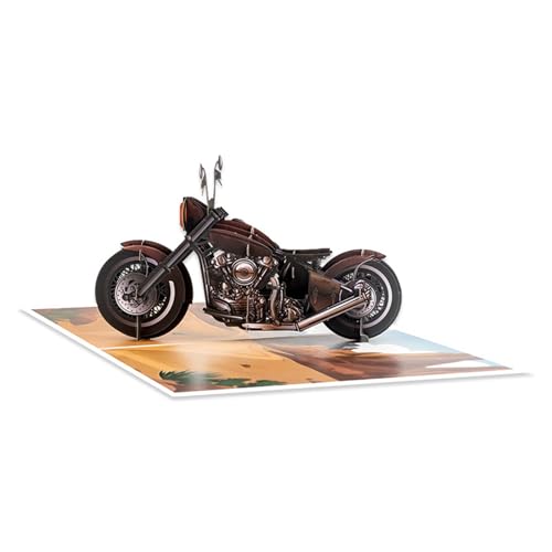 Popup Cruiser Motorrad Geburtstagskarte mit handgeschriebener Nachricht, handgefertigte Grußkarte mit Umschlag, personalisierbar, Motorrad Themed Geburtstag Popup Cruiser Motorrad Geburtstagskarte mit handgeschriebener Nachricht, handgefertigte Grußkarte mit Umschlag, personalisierbar, Motorrad Themed Geburtstag von Dcaknri