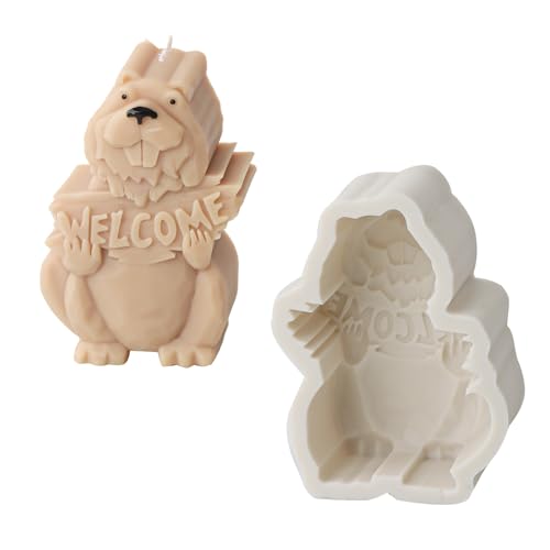 Silikonformen in Tierform, Katzen, Hund, Epoxidharz, Silikonformen für die Herstellung von Seife, Gips, Dekorationen von Dcaknri