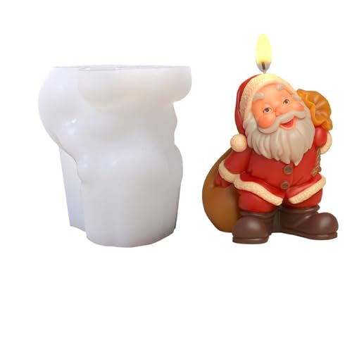 Weihnachtsmann-Formen, handgefertigte Gießformen, Weihnachts-Silikonformen, Epoxidharz, Gips, Silikon, Weihnachten, Weihnachtsmann, Gießen, Backen von Dcaknri