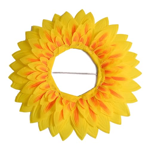 Dcfbkl Bühnen-Kopfbedeckung, Hut für Erwachsene, Sonnenblumenhut für Kinder, niedliches Foto, Festival, Feier, Sportveranstaltung, Kopfbedeckung, Sonnenblumenkopfbedeckung, Musikfestival von Dcfbkl