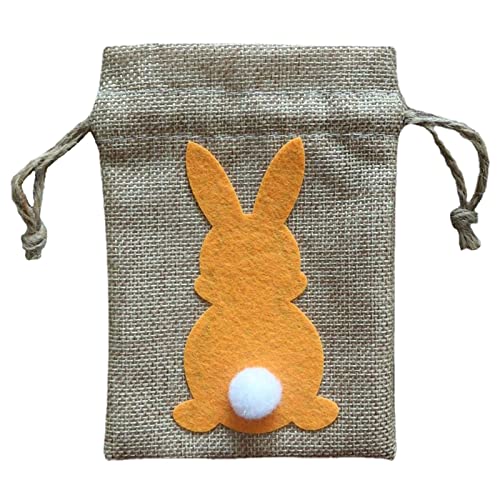Dcfbkl Geschenktüte mit Kordelzug für Ostern mit Schwanz, Stoff, Süßigkeitenverpackung, Beutel für Kekse, Süßigkeiten, Kekse, Party, Dekoration, Geschenktüte Dcfbkl Geschenktüte mit Kordelzug für Ostern mit Schwanz, Stoff, Süßigkeitenverpackung, Beutel für Kekse, Süßigkeiten, Kekse, Party, Dekoration, Geschenktüte von Dcfbkl
