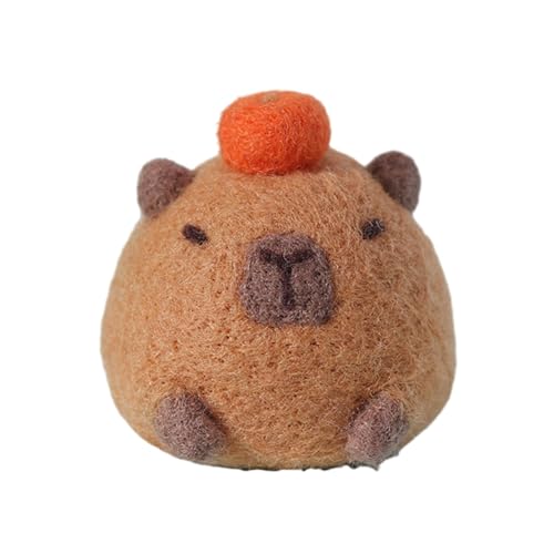 Dcfbkl Nadelfilz-Set Capybara Filzen Starter Kits mit Nadel und Anleitung Zubehör Bastelwerkzeug-Set von Dcfbkl