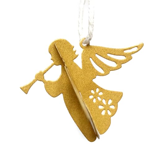 Metall-Stanzschablone mit Weihnachtsengel und Schneeflocke, für Scrapbooking, Alben, Papierkarten, Vorlage, Prägung, Basteln, Dekoration, Metall-Stanzformen für Scrapbooking von Dcfbkl