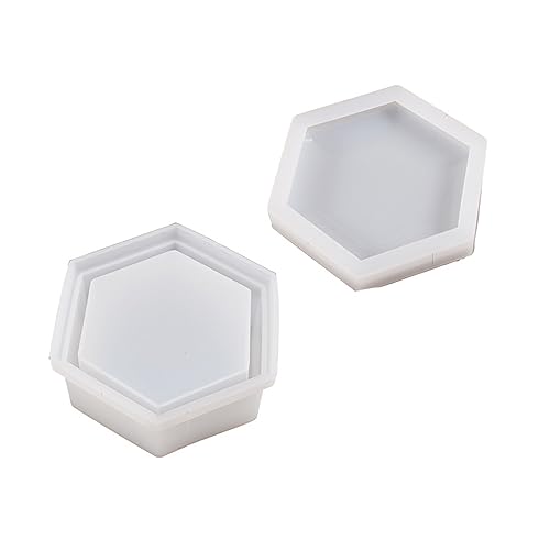 Silikonformen für Aufbewahrungsboxen, Süßigkeitenschachteln, Schmuckbehälter, handgefertigte Münzschlüssel, Gießformen, Epoxidharz-Zubehör Silikonformen für Aufbewahrungsboxen, Süßigkeitenschachteln, Schmuckbehälter, handgefertigte Münzschlüssel, Gießformen, Epoxidharz-Zubehör von Dcfbkl