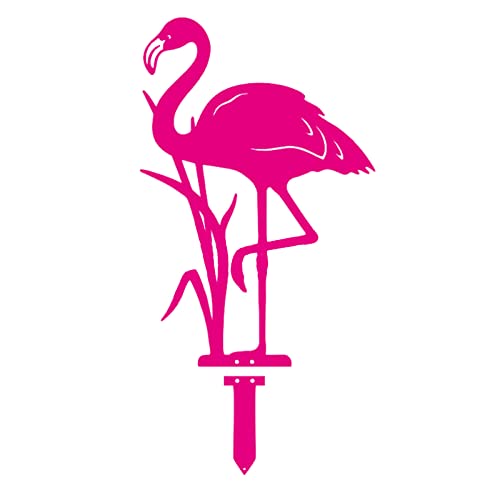 Verbesserte Hof-Ornamente, Gartenstatue, Gartendekoration, 40 cm, Flamingo-Statue, Dekoration von Dcfbkl