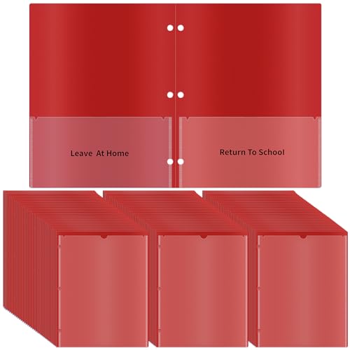 Ordner für Heimschule mit transparenten Vordertaschen und 3 Löchern, 2 Taschen, Klassenzimmer, Kommunikationsmappe, Hausaufgabenordner, Eltern-Lehrermappe, Kunststoff-Ordner für Kinder, Schüler (30 Ordner für Heimschule mit transparenten Vordertaschen und 3 Löchern, 2 Taschen, Klassenzimmer, Kommunikationsmappe, Hausaufgabenordner, Eltern-Lehrermappe, Kunststoff-Ordner für Kinder, Schüler (30 von Dcocdeely