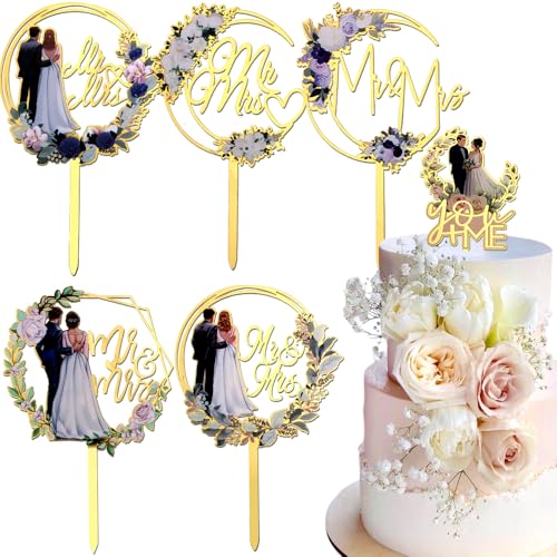 6 Stück Mr Mrs Cake Topper Deko Hochzeitstorte Mr & Mrs Deko Hochzeit Torte Mr und Mrs Tortenstecker Tortendeko Torten Topper Topper Hochzeitstort Wedding 6 Stück Mr Mrs Cake Topper Deko Hochzeitstorte Mr & Mrs Deko Hochzeit Torte Mr und Mrs Tortenstecker Tortendeko Torten Topper Topper Hochzeitstort Wedding von Ddayup