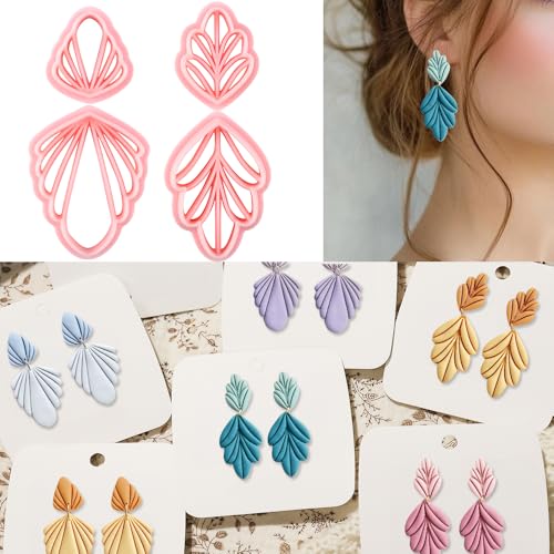 Boho-Pflanzen-Modelliermassen-Schneider für Ohrringe, Schmuckherstellung, botanische Polymer-Ton-Formen, Mini-Polymer-Ton-Schneider, DIY-Polymer-Ton-Ohrring-Schneider für Polymer-Ton, Ton, Ohrringe Boho-Pflanzen-Modelliermassen-Schneider für Ohrringe, Schmuckherstellung, botanische Polymer-Ton-Formen, Mini-Polymer-Ton-Schneider, DIY-Polymer-Ton-Ohrring-Schneider für Polymer-Ton, Ton, Ohrringe von Ddayup