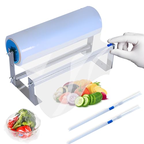 Folienverpackungsmaschine, manueller Stretchfolien-Verpackungsspender, geeignet zum Verpacken von Früchten für frische Konservierung, 10,2 - 33 cm Anwendungsbereich und ausgestattet mit 2 von Dddzerong