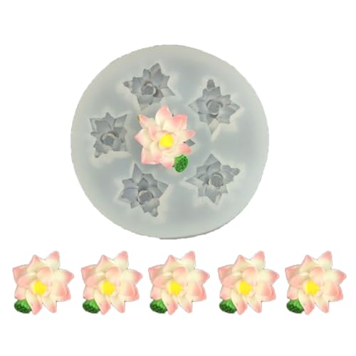 6 Blumen Silikonform Set Für Essbare Dekorationen Backvorräte Cupcakes Basteln Projekte Lebensmittel Sicheres Silikonschmuck Schmuck Werkzeuge Formen Schimmelpilze von Ddujbtp