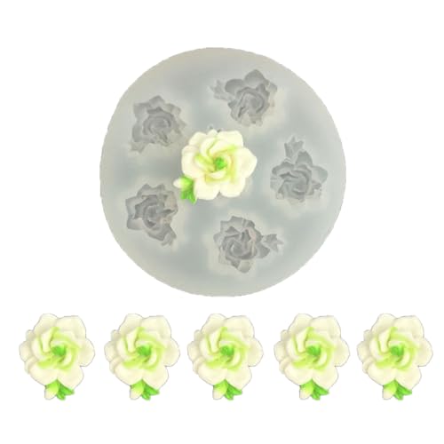 6 Blumen Silikonform Set Für Essbare Dekorationen Backvorräte Cupcakes Basteln Projekte Lebensmittel Sicheres Silikonschmuck Schmuck Werkzeuge Formen Schimmelpilze von Ddujbtp