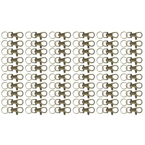 60 Stück drehbare Ringe in verschiedenen Farben mit Metallkonstruktion, ideal für personalisierte Schlüsselanhänger und Taschenanhänger, buntes Taschenanhänger-Zubehör 60 Stück drehbare Ringe in verschiedenen Farben mit Metallkonstruktion, ideal für personalisierte Schlüsselanhänger und Taschenanhänger, buntes Taschenanhänger-Zubehör von Ddujbtp