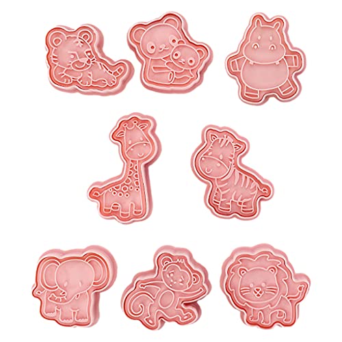 8 Stück Panda Gebäck Fondant Stempel Backformen Kuchen Dekorieren Werkzeug Lebensmittelqualität Kuchen Kolben Cutter von Ddujbtp