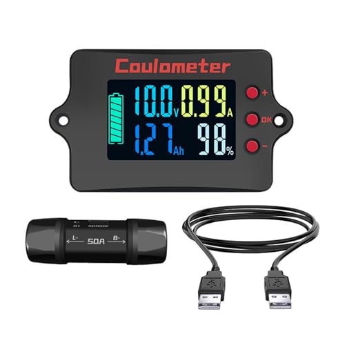 Coulometer 8-120 V 50A Batterie Überwacht Die Bidirektionale Präzise Erkennung Mit Rückbeleuchtung Mit Backbeleuchtung Coulomb Coulomb Counter Messer Energy Consumedazer Coulometer 8-120 V 50A Batterie Überwacht Die Bidirektionale Präzise Erkennung Mit Rückbeleuchtung Mit Backbeleuchtung Coulomb Coulomb Counter Messer Energy Consumedazer von Ddujbtp