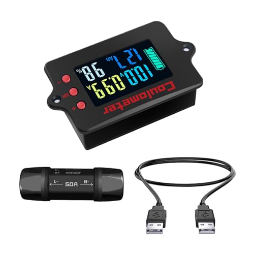 Coulometer 8-120 V 50A Batterie Überwacht Die Bidirektionale Präzise Erkennung Mit Rückbeleuchtung Mit Backbeleuchtung Coulomb Coulomb Counter Messer Energy Consumedazer Coulometer 8-120 V 50A Batterie Überwacht Die Bidirektionale Präzise Erkennung Mit Rückbeleuchtung Mit Backbeleuchtung Coulomb Coulomb Counter Messer Energy Consumedazer von Ddujbtp