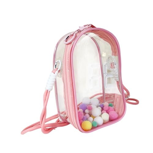 Crossbody Umhängetasche Klarer PVC Organizer Tasche Mit Verstellbarem Riemen Für Kleinkinder Essentielles Gefüllte Spielzeug Spitzt von Ddujbtp