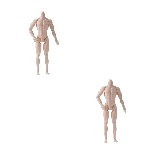 Ddujbtp 31 cm männliche Puppe Torso 13 flexible Gelenke Actionfigur Körper PVC Miniatur Starke Puppe 1/6 Maßstab Körper mit 13 Gelenken von Ddujbtp