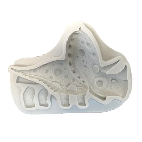 Dinosaurier-Silikonformen, Cartoon, verschiedene Formen, Süßigkeiten, Fondant, Triceratops, Kuchen, Backen, Dekorationswerkzeuge Dinosaurier-Silikonformen, Cartoon, verschiedene Formen, Süßigkeiten, Fondant, Triceratops, Kuchen, Backen, Dekorationswerkzeuge von Ddujbtp