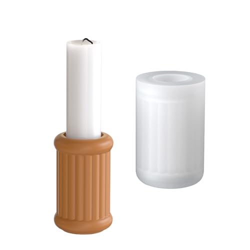 Flexible Zylindrische Kerzenbasis Silikonform Accessoire Mit Betonzementharzmaterial Silikonkerzenbasisform von Ddujbtp